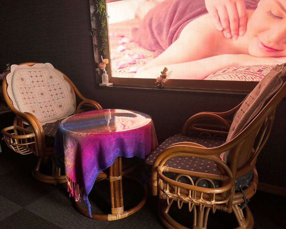 千葉県旭市ハのタイ古式マッサージ・スマイルの待合室